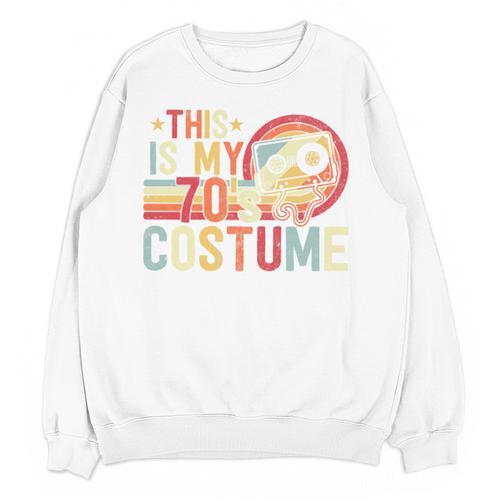 This Is My 70's Costume Retro Style Nostalgia 1970s Vintage Premium Tri-Blend Unisex Sweatshirt - Figerry