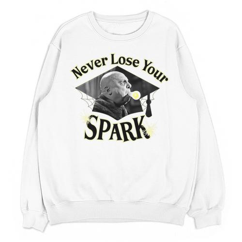The Addams Family TV Series – Uncle Fester Graduation Spark Premium Unisex Sweatshirt - Best Gift Smart