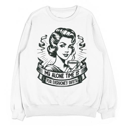 My Alone Time Is For Everyone's Safety Introvert Safety Unisex Sweatshirt - Raresse