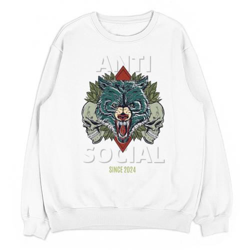 Antisocial Introvert I Like Being Alone Unisex Sweatshirt - Raresse