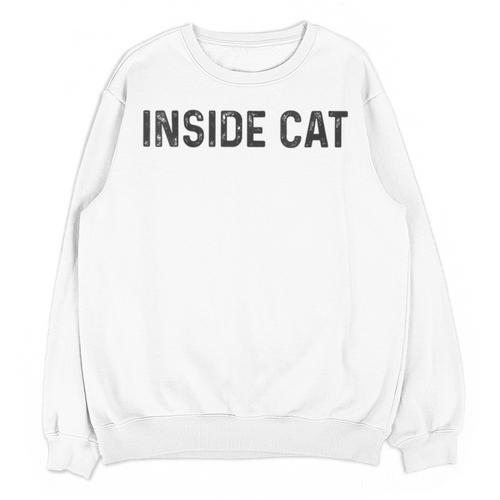 Antisocial Introvert Women Men Kids Inside Cat Unisex Sweatshirt - Raresse