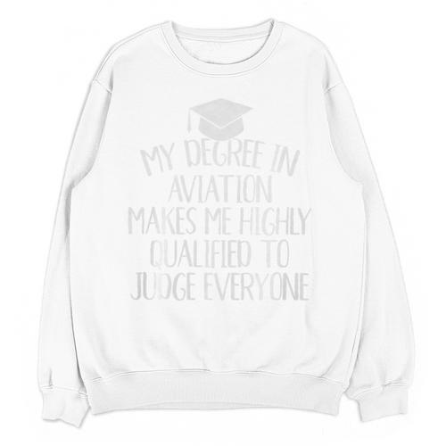 Aviation Major Graduation Premium Unisex Sweatshirt - Best Gift Smart