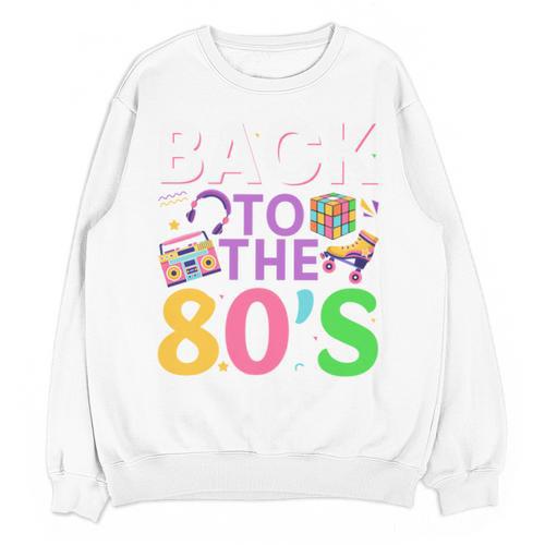 Back To The 80's Mixtape Era Nostalgia Retro 1980 80's Style Unisex Sweatshirt - Figerry