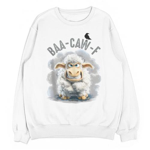 Back Off – Sheep Baa Crow Caw Pun For Introverts Unisex Sweatshirt - Raresse