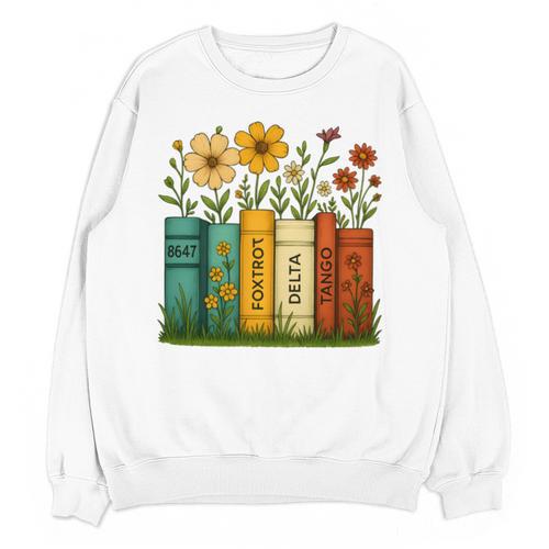 Book Flower 8647 Foxtrots Deltas Tangos Unisex Sweatshirt - Bookorys CA