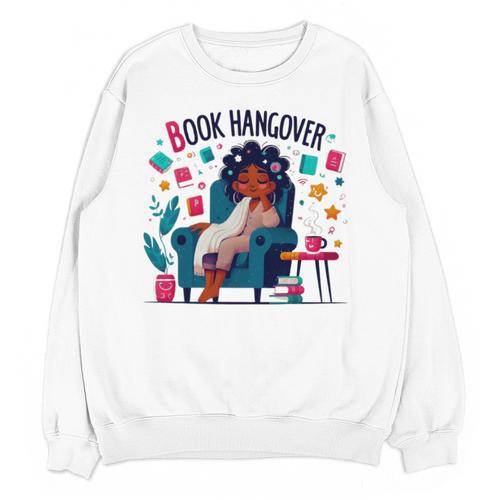 Book Lover Graphic Tee Book Hangover Premium Tri-Blend Unisex Sweatshirt - Bookorys CA