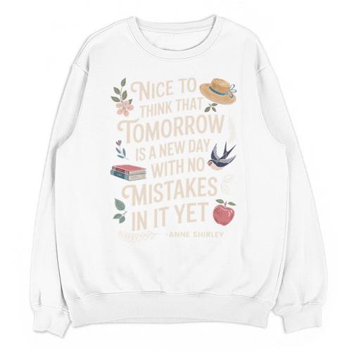 Book Lover Tomorrow Quote Anne Shirley Unisex Sweatshirt - Bookorys