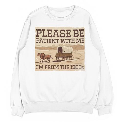 Boomer Millennial Please Be Patient I'm From The 1900s Premium Unisex Sweatshirt - Figerry