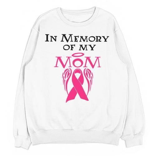 Breast Cancer Awareness Memory Mother Chemo Fighter Unisex Sweatshirt - Easessy