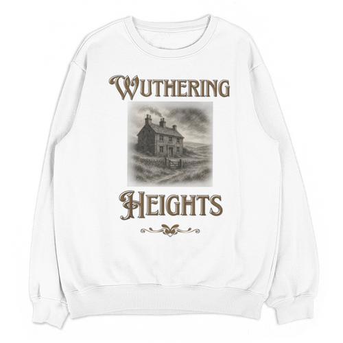 Bronte Novel Wuthering Heights Moorland Gothic Book Cover Unisex Sweatshirt - Bookorys