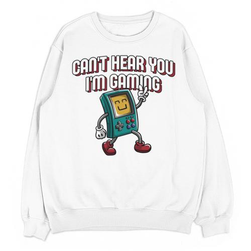 Cant Hear You Im Gaming Introvert Gamer Antisocial Unisex Sweatshirt - Raresse