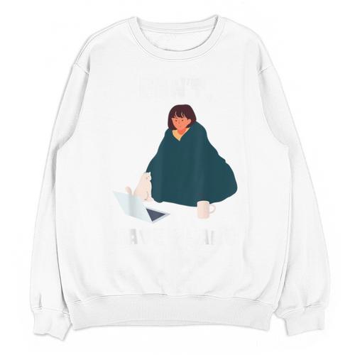 Can't Have Plans Introvert Staying Home Unisex Sweatshirt - Raresse