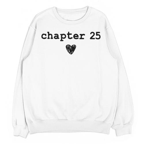 Chapter 25 Book Lovers Readers & Authors 25th Birthday Unisex Sweatshirt - Bookorys