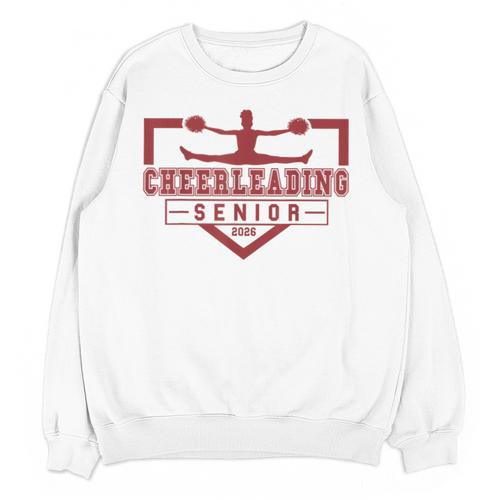 Cheerleading Senior Night Cheer Senior 2026 Graduation 69 Unisex Sweatshirt - Best Gift Smart