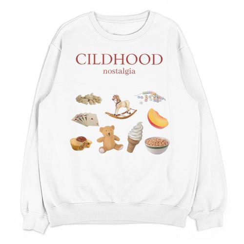 Childhood Nostalgia Good Memories Teddy Bear Ice Cream Unisex Sweatshirt - Figerry