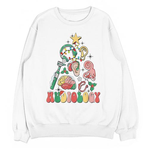 Christmas Audiology Tree Audiology Student Graduation Unisex Sweatshirt - Best Gift Smart