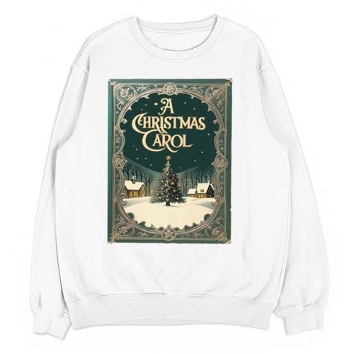 A Christmas Carol Book Cover By Charles Dickens Unisex Sweatshirt - Bookorys
