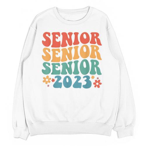 Class Of 2023 Senior 2023 Graduation Retro Seniors Unisex Sweatshirt - Best Gift Smart