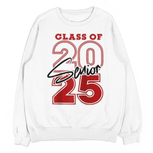 Class Of 2025 Senior 2025 Graduation Red Raglan Baseball Tee Unisex Sweatshirt - Best Gift Smart