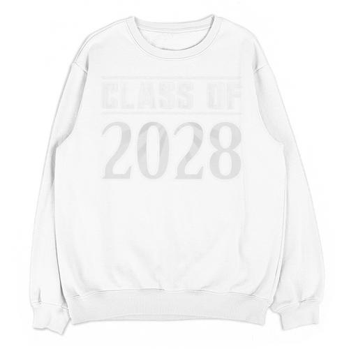 Class Of 2028 Senior Graduation Year Idea Unisex Sweatshirt - Best Gift Smart