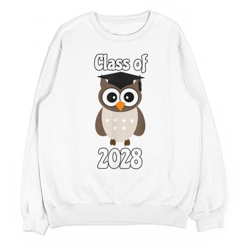 Class Of 2028 TShirt Back To School Graduation Year Boy Girl Unisex Sweatshirt - Best Gift Smart