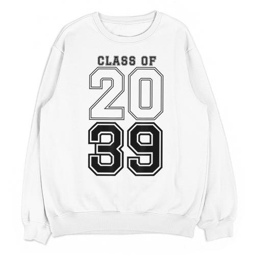 Class Of 2039 Blue Graduation Senior Student Tee Unisex Sweatshirt - Best Gift Smart