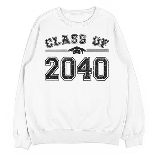 Class Of 2040 Grow With Me Graduation First Day Of School Unisex Sweatshirt - Best Gift Smart
