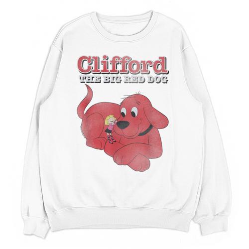 Clifford The Big Red Dog Clifford And Emily Book Cover Unisex Sweatshirt - Bookorys