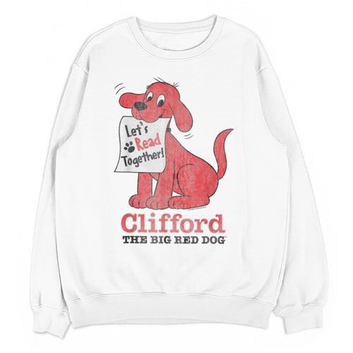 Clifford The Big Red Dog Let's Read Together Vintage Book Unisex Sweatshirt - Bookorys
