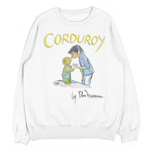 Corduroy Classic Book Cover Vintage Style Children's Book Unisex Sweatshirt - Bookorys