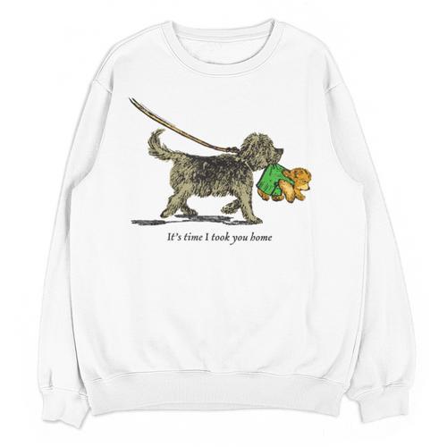 Corduroy Time I Took You Home Teddy Bear Children's Book Unisex Sweatshirt - Bookorys CA