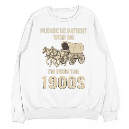 Country Please Be Patient With Me I'm From The 1900s Vintage Premium Tri-Blend Unisex Sweatshirt - Figerry