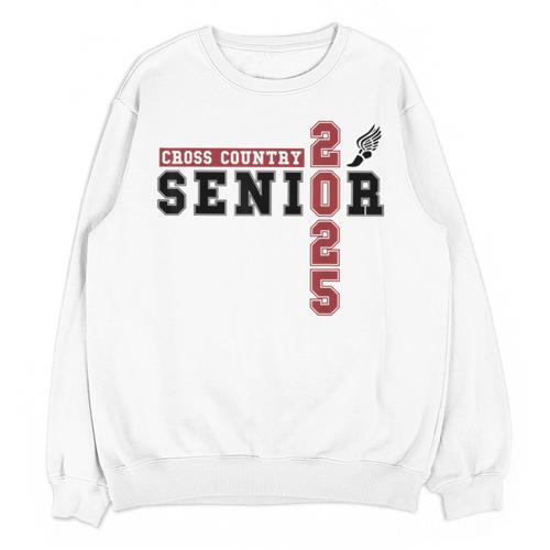 Cross Country Senior Night Senior 2025 Graduation Party 46 Unisex Sweatshirt - Best Gift Smart