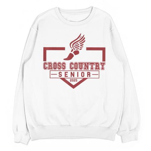 Cross Country Senior Night Senior 2025 Graduation Party 47 Unisex Sweatshirt - Best Gift Smart