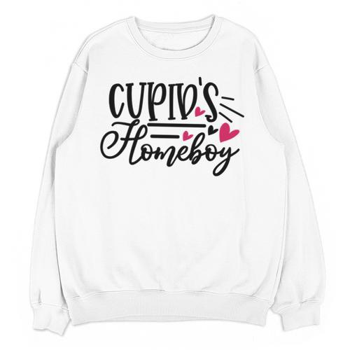 Cupid's Homebody Introvert Valentine's Day Home Unisex Sweatshirt - Raresse