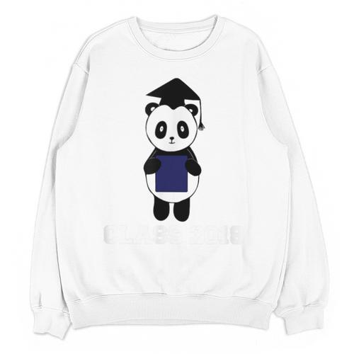 Cute Graduation Panda Class 2018 Unisex Sweatshirt - Best Gift Smart