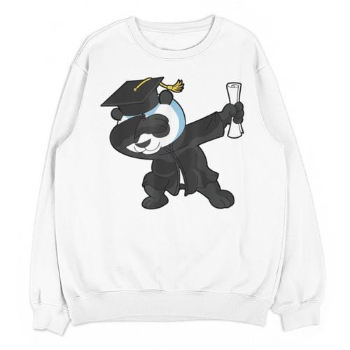 Dabbing Panda Bear Graduation Senior 2019 Shirt Unisex Sweatshirt - Best Gift Smart