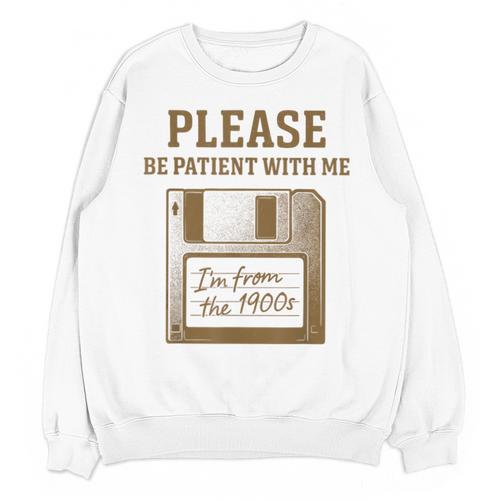 Dad Joke I'm From The 1900s Old Floppy Disk Programmer Unisex Sweatshirt - Figerry