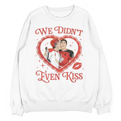 We Didn't Even Kiss Hockey Romance Book Unisex Sweatshirt - Bookorys
