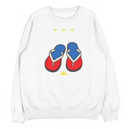 Discipline Arsenal Pinoy Nostalgia Filipino Tsinelas Premium Tri-Blend Unisex Sweatshirt - Figerry
