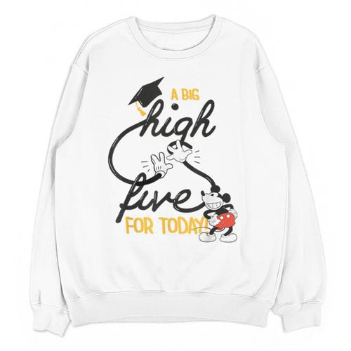 Disney Mickey Mouse A Big High Five For Today Graduation Unisex Sweatshirt - Best Gift Smart