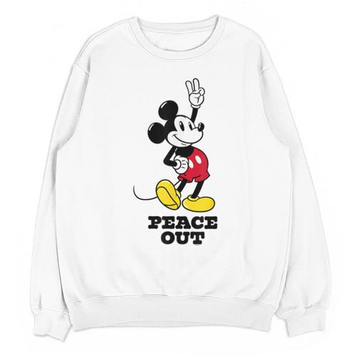 Disney Mickey Mouse Peace Out Totally Retro Graduation Unisex Sweatshirt - Best Gift Smart