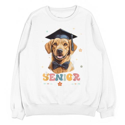 Dog Class Of 2024 Graduation Senior 2024 Men Women Girls Kids Unisex Sweatshirt - Best Gift Smart