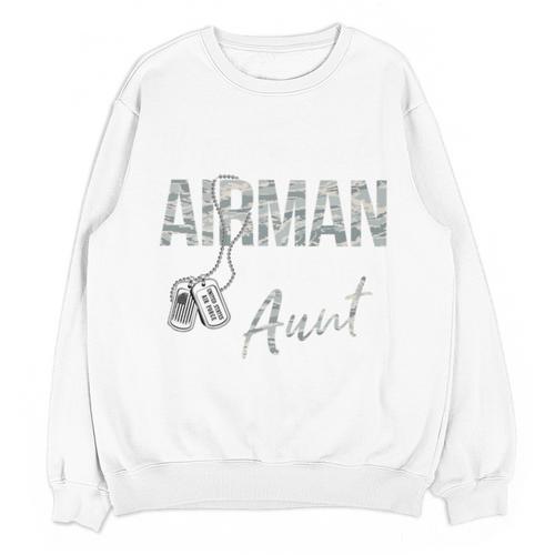 My Favorite Airman Calls Me Aunt US Air Force Graduation Unisex Sweatshirt - Best Gift Smart