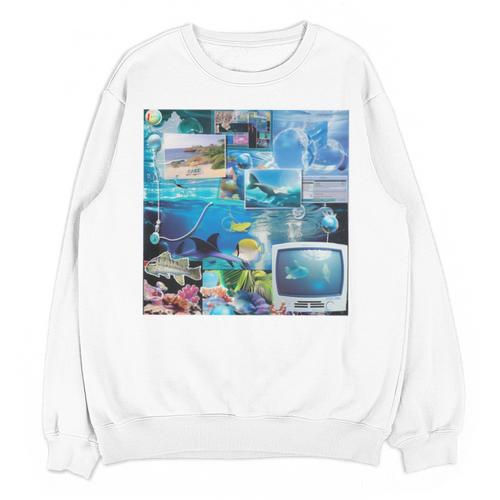 Frutiger Aero Retro Vibes Unisex Sweatshirt - Figerry