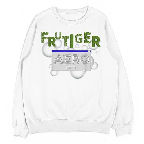 Frutiger Aero Y2K Fashion Trends Grass Fun Computers Unisex Sweatshirt - Figerry