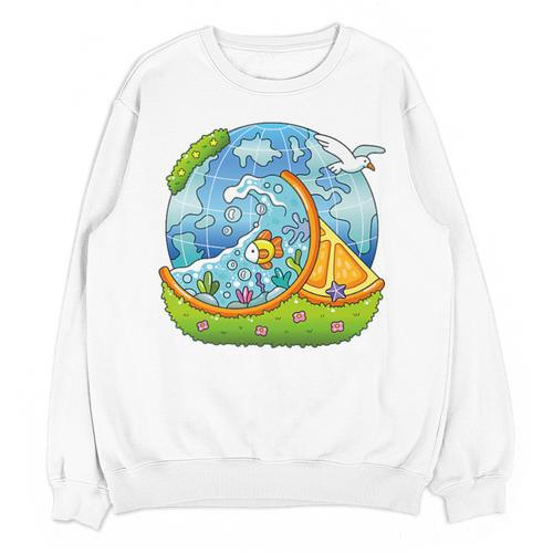 Frutiger Aero Y2K Fashion Trends Statement Piece Tech Orange Premium Unisex Sweatshirt - Figerry