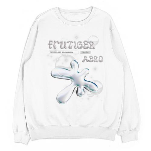 Frutiger Aero Y2K Fashion Trends Statement Piece Tech Orb Premium Tri-Blend Unisex Sweatshirt - Figerry
