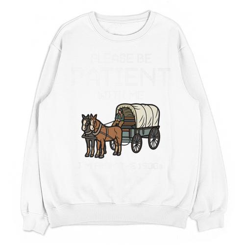 Funny Please Be Patient With Me I'm From The 1900s Premium Unisex Sweatshirt - Figerry