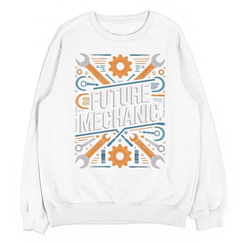Future Mechanic Graduation School Kids Toddler Women Men Gag Unisex Sweatshirt - Best Gift Smart